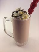 Raspberry Chocolate Protein Dessert Smoothie Recipe